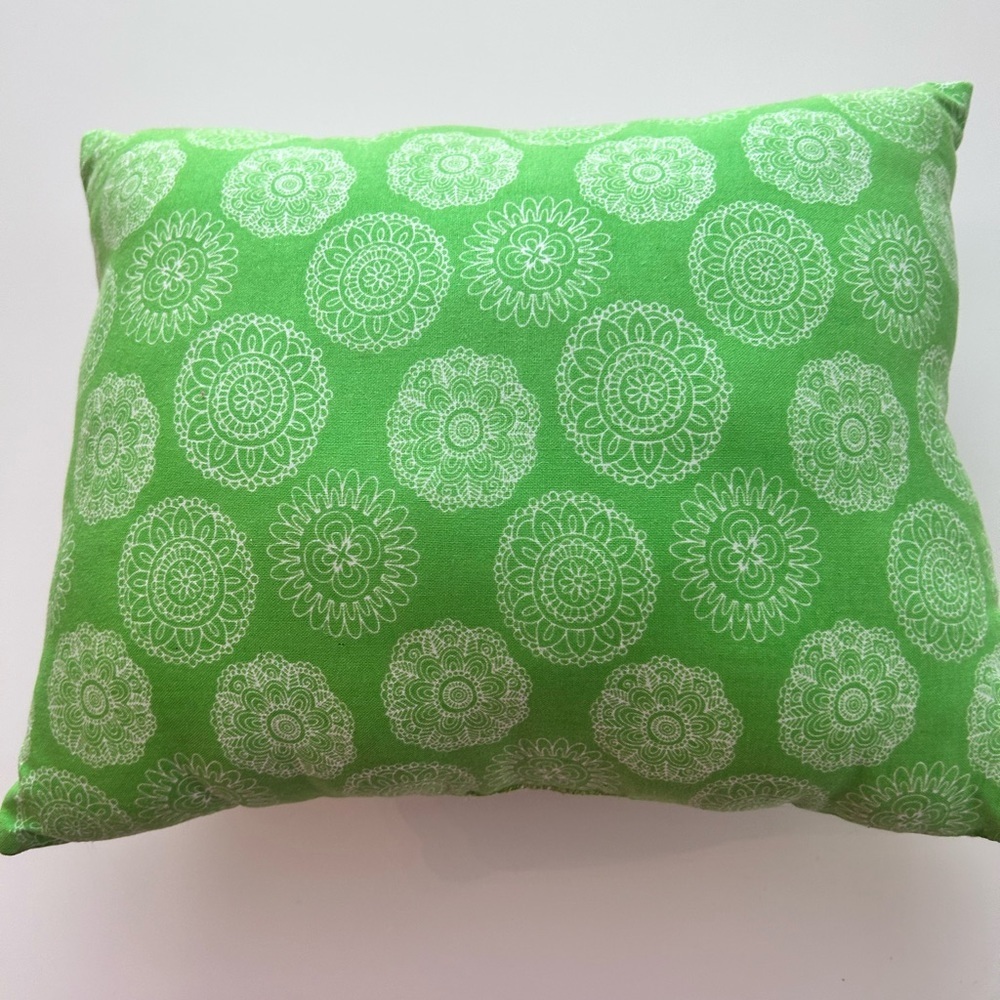 Accent Throw Pillow Embroidered Flowers - Picture 2 of 4